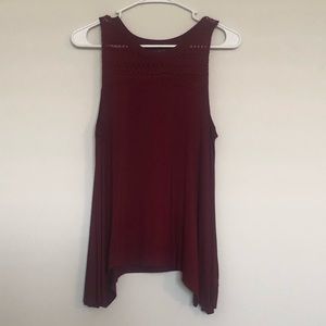 Wine laced tank top